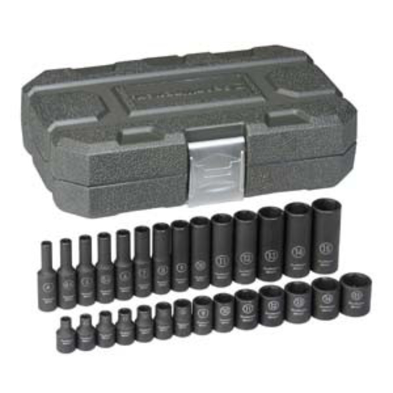 GEARWRENCH 28 Pc 1/4 Dr Metric Impact Socket Set – KD84901