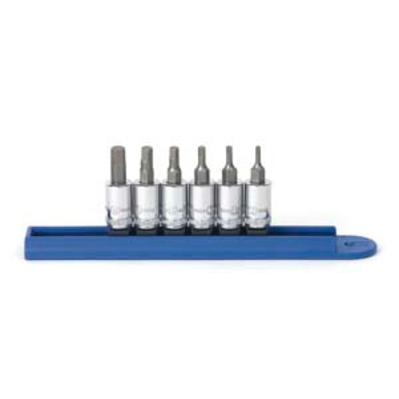 GEARWRENCH 6 Pc 1/4 Dr Metric Hex Bit Socket Set – KD80321
