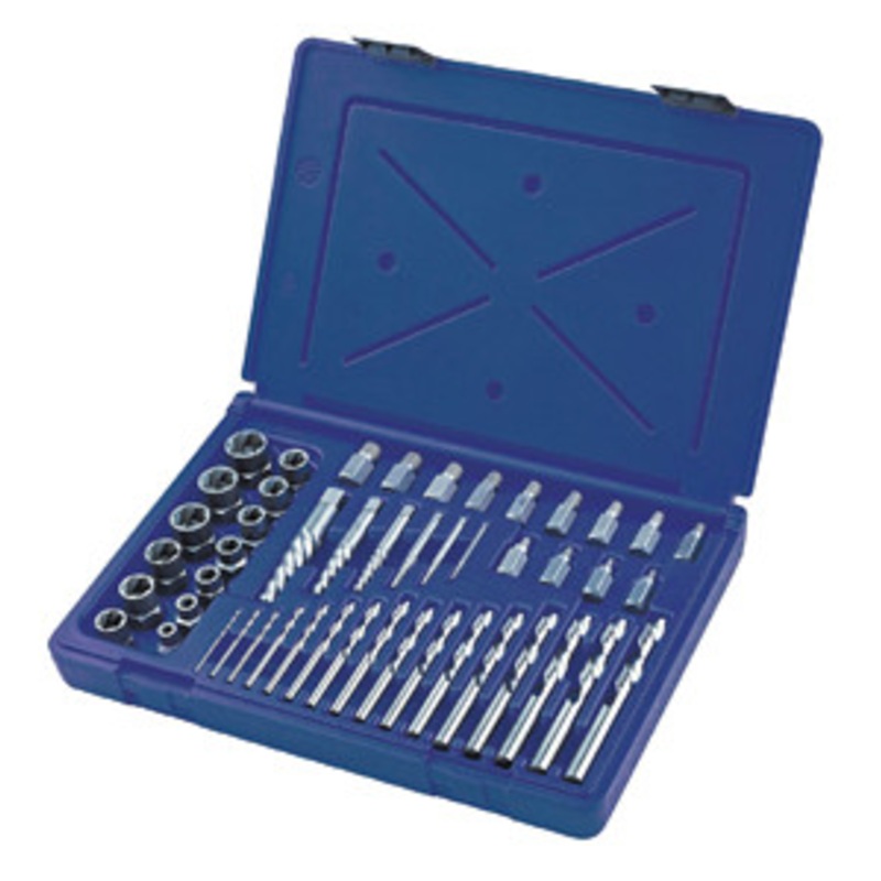 IRWIN 48 Piece Master Extractor Kit with Cobalt Left Hand Bits – HA3101010