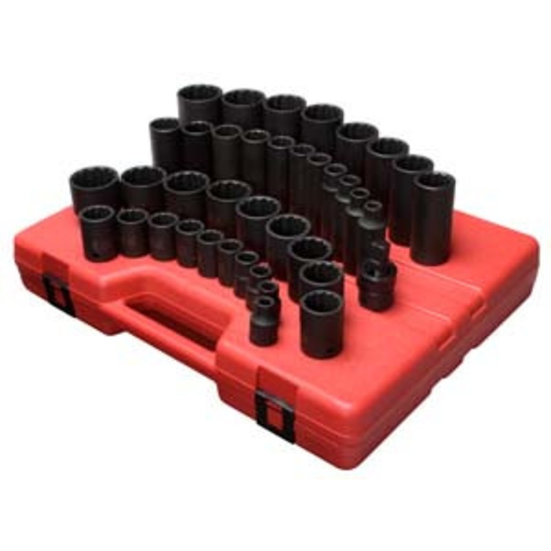 Sunex 1/2 Drive 12 Point SAE Master Impact Socket – SU2698