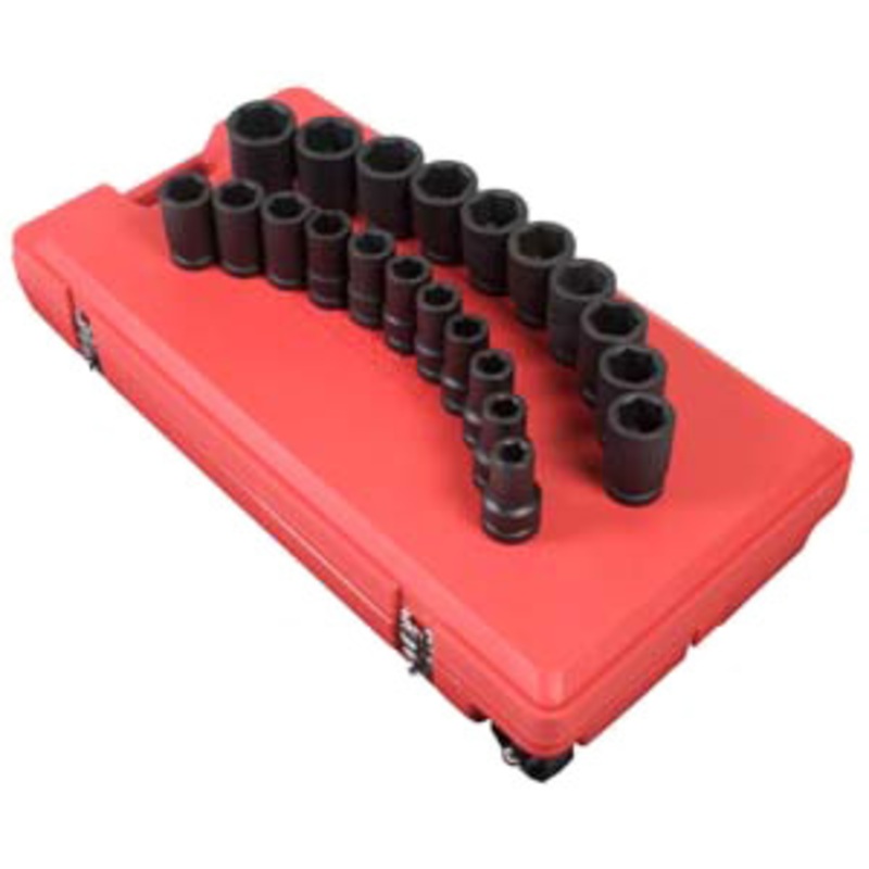Sunex 1 Drive Deep 21 Piece SAE Impact Socket Set – SU5693