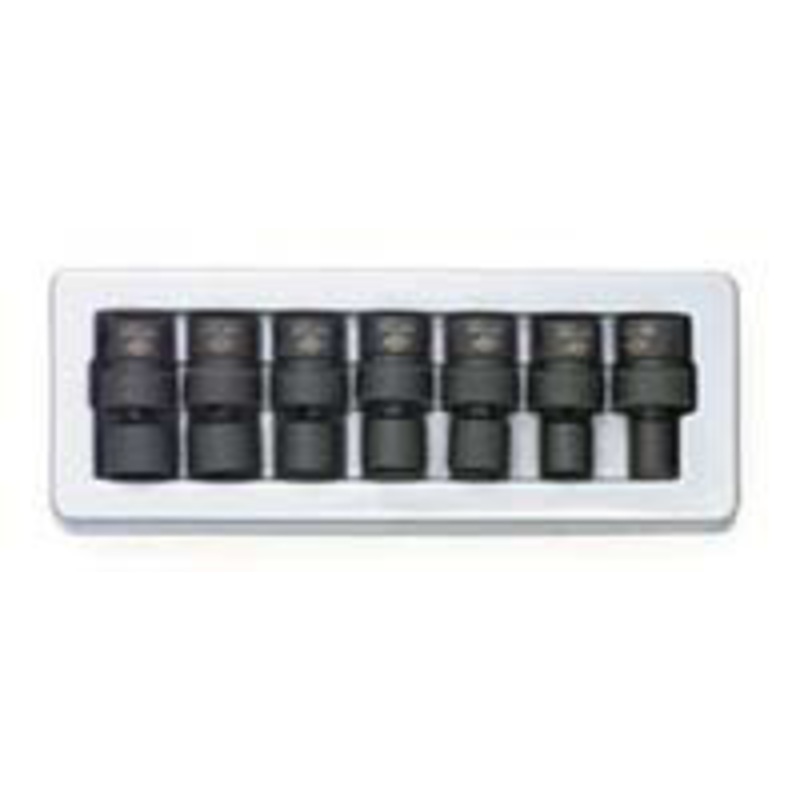 Sunex 7 Piece 3/8 Drive Universal Swivel Socket Set 10-18mm – SU3655