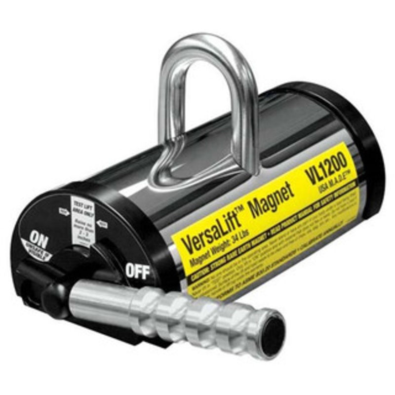 Industrial Magnetics VersaLift Premium Light-Weight Rare Earth Lift Magnet, 1200 lbs. Rating – VL1200