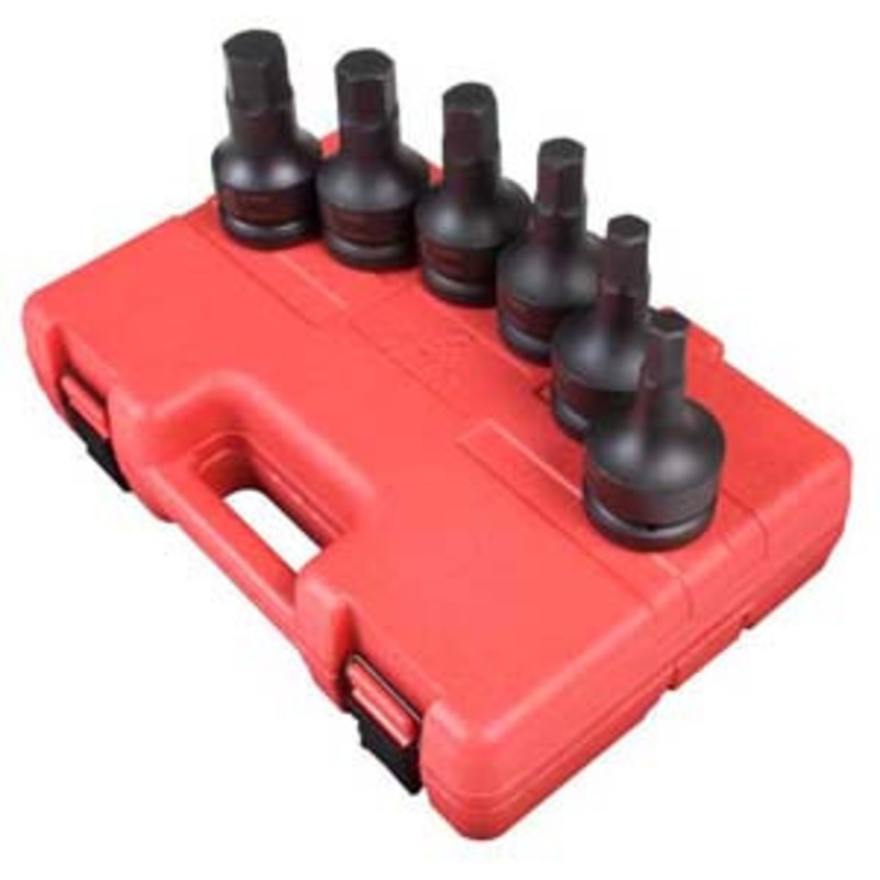 Sunex 6 Piece 1 Drive Metric Impact Hex Set – SU5607