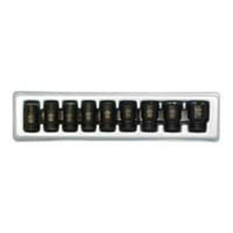 Sunex 9 Piece 1/4 Drive Metric Socket Set 5.5-13mm – SU1809