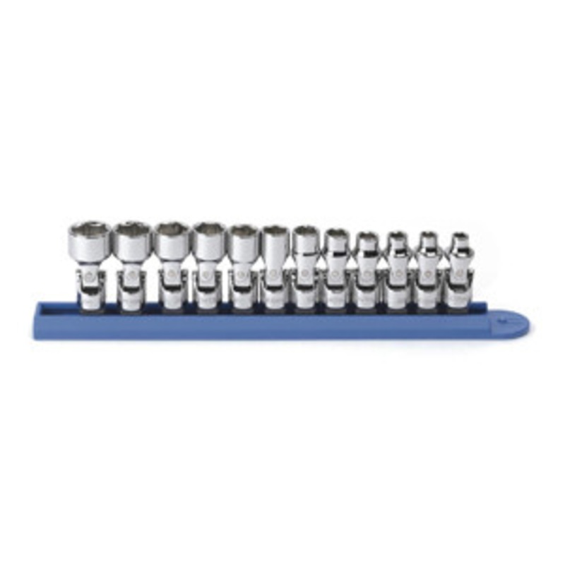 GEARWRENCH 12 Piece 1/4 Flex 6 Point Metric Socket Set – KD80311