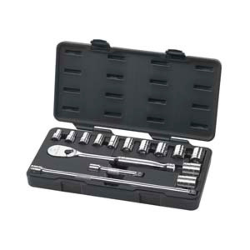 GEARWRENCH 15 pc. 1/2 Drive SAE Socket Set – KD80706