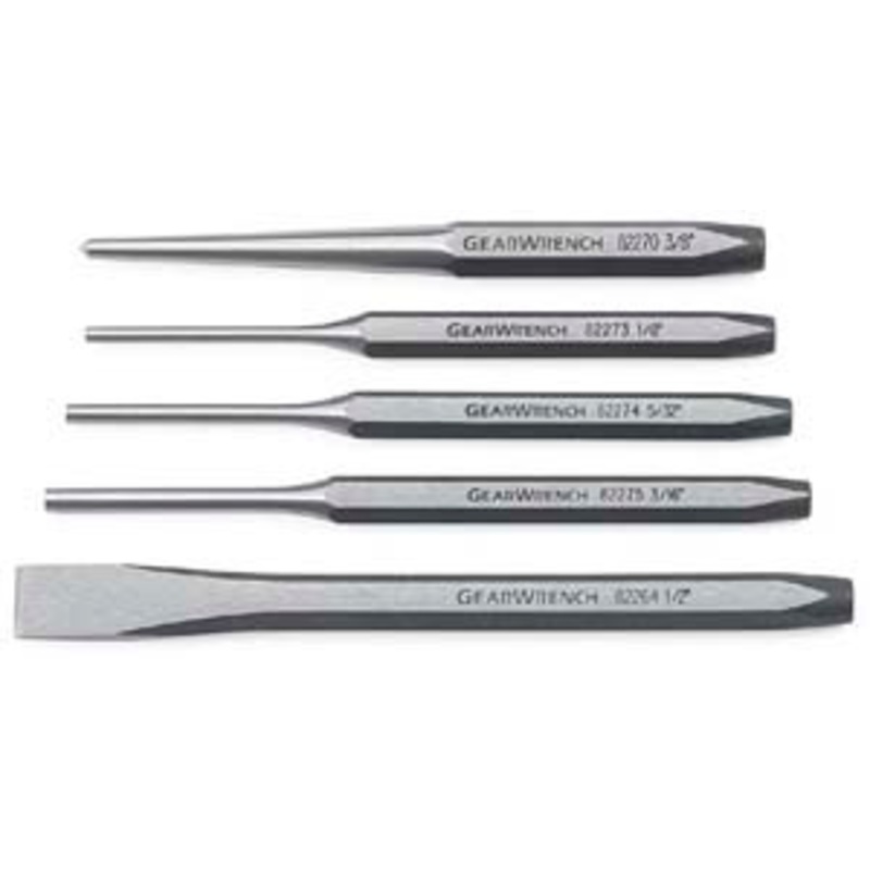 GEARWRENCH 5 Piece Punch and Chisel Set – KD82304