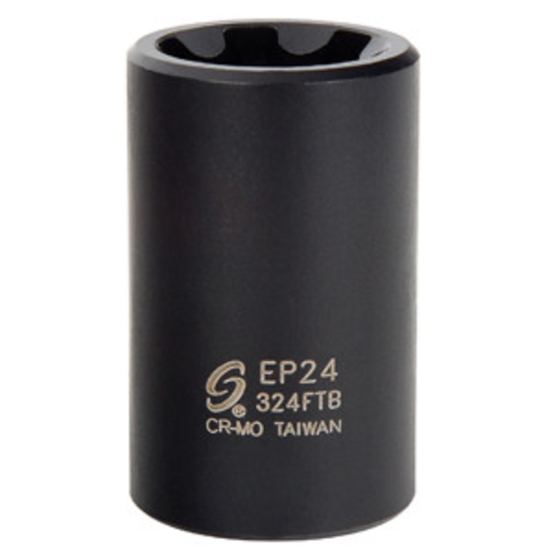 Sunex 3/8DR. EP24 Inverted Star Plus Impact Socket – SU324FTB