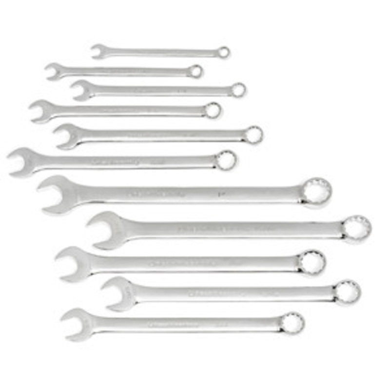 GEARWRENCH 11 Pc 12 Pt SAE Long Pattern Combination Wrench Set – KD81934
