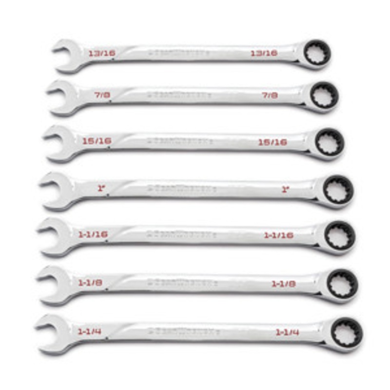 GEARWRENCH 7 Pc. 120XP Universal Spline SAE XL Combination Ratcheting – KD86452