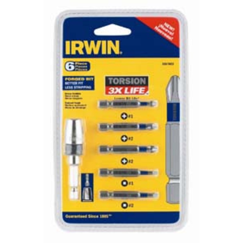 IRWIN 6 Piece Torsion Bit Set – HA3057023