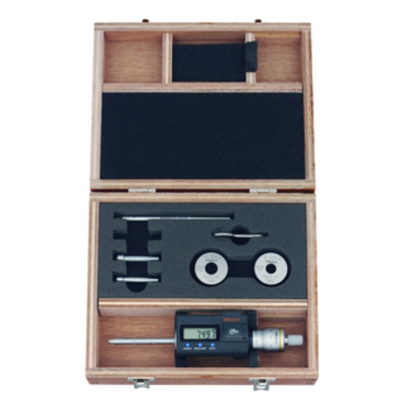 Mitutoyo Digimatic Holtest Three-Point Internal Micrometer Set, 6-12mm – 468-971