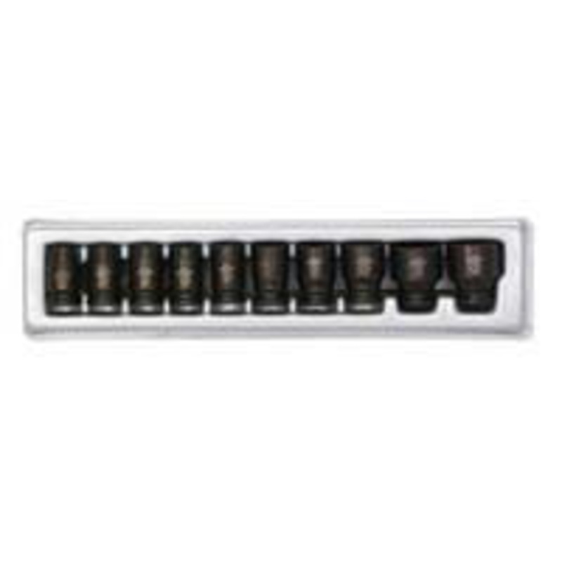 Sunex 10 Piece 1/4 Drive Standard Socket Set 3/16-9/16 – SU1810