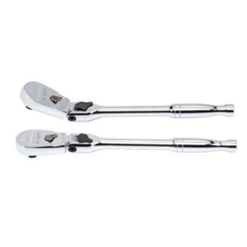 GEARWRENCH 1/4Dr. 7 Locking Flex Ratchet Full Polish Handle – KD81015