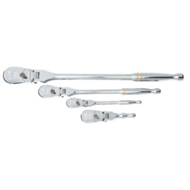 GEARWRENCH 4 Pc 1/4 3/8 & 1/2 90T Tooth Full Polish Flex-Head – KD81230T