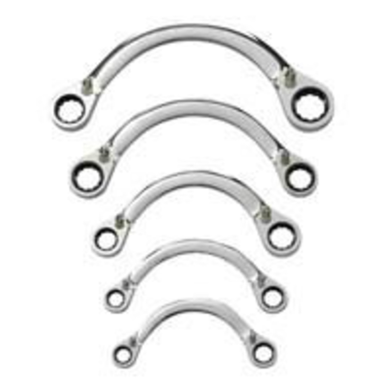 GEARWRENCH 5 Piece Metric Half Moon Double Box Ratcheting Wrench – KD9850