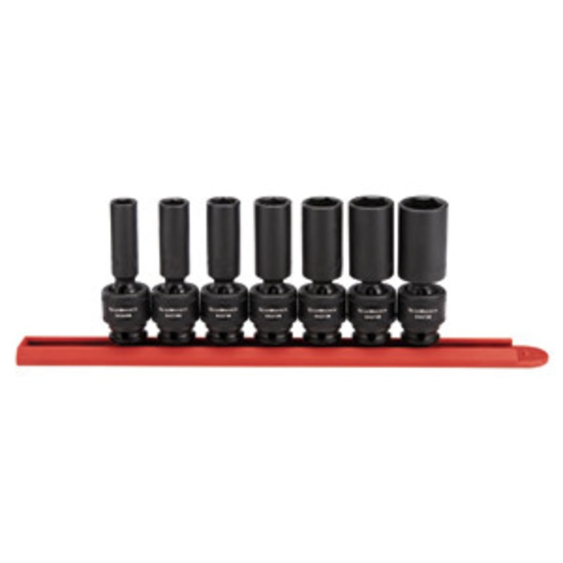 GEARWRENCH 7 Pc. 3/8 Drive 6 point SAE Deep Universal Impact Socket – KD84923N