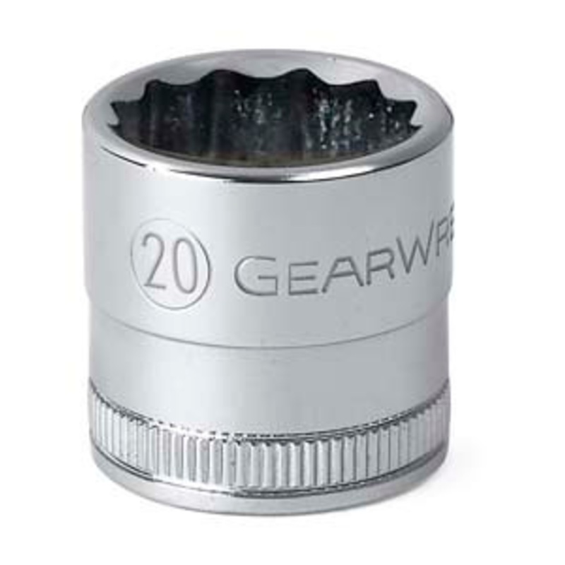 GEARWRENCH 8mm 12 Point Standard Length Socket 1/2 Drive – KD80805