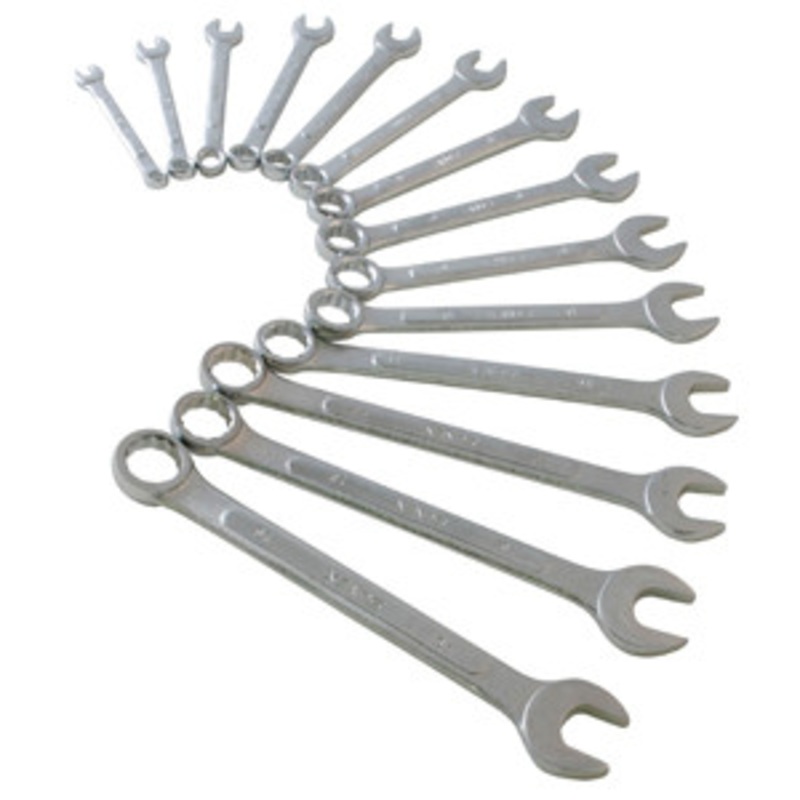 Sunex 14 Piece Metric Raised Panel Combination Wrench Set – SU9715A