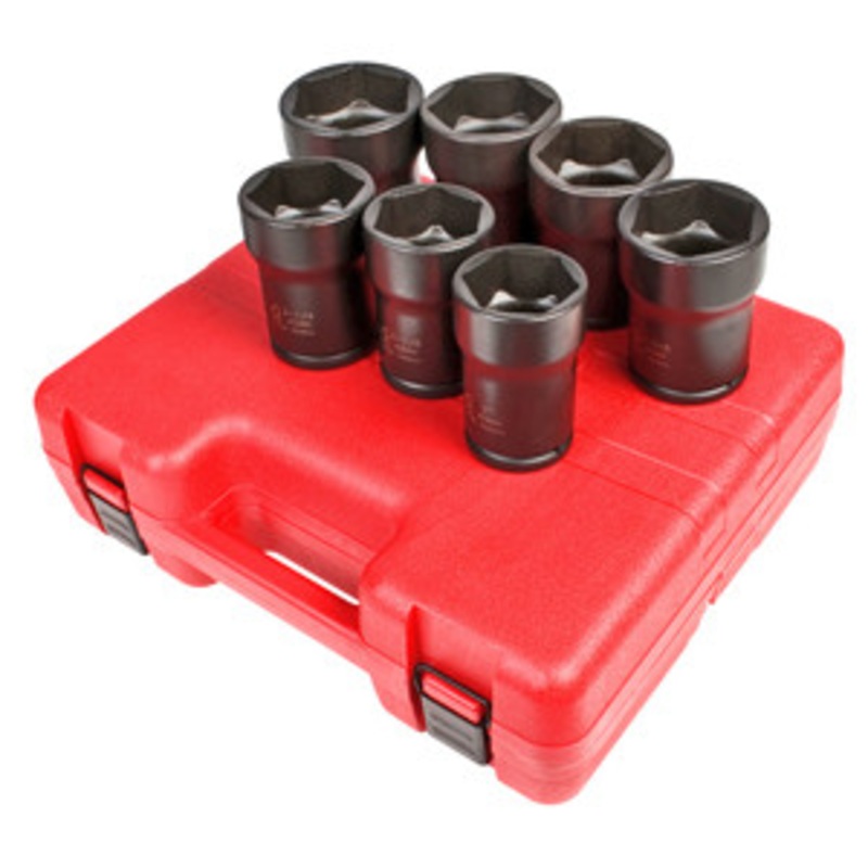 Sunex 7 Piece 3/4 Drive Truck Pinon Locknut Impact Socket Set – SU4667