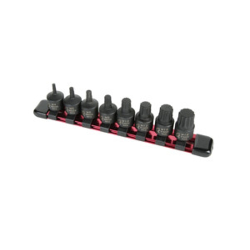 Sunex 8 Pc 3/8 Dr. Stubby Triple Square Impact Bit Socket Set – SU3640