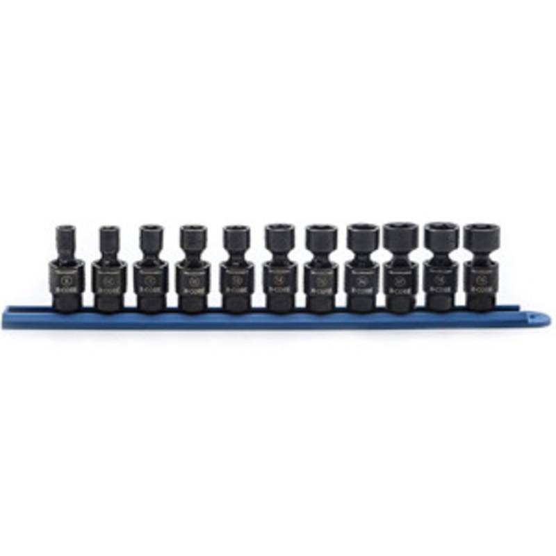 GEARWRENCH 11 Pc 3/8 Dr 6 Pt Metric/Shl. XCORE Pinless Universal Impact – KD84975