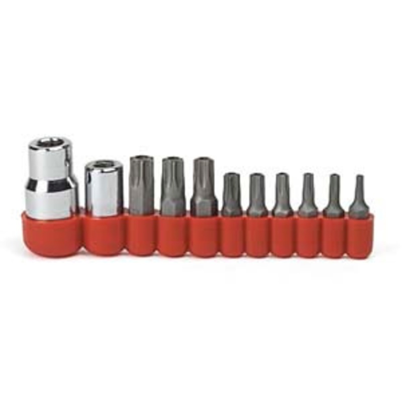 GEARWRENCH 11 Pc. Torx Tamper Insert Bit Socket Set 1/4 & 3/8 Drive – KD80724