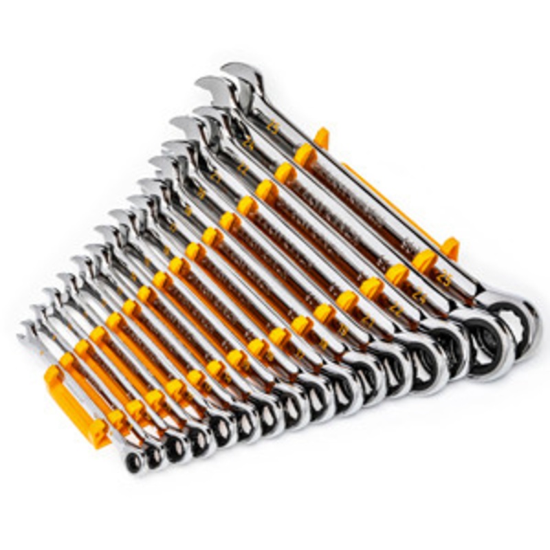 GEARWRENCH 16 Pc 90T Metric Combo Ratcheting Wrench Set – KD86928