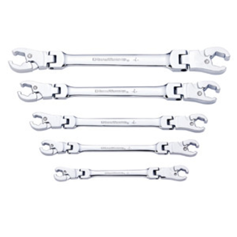 GEARWRENCH 5 Piece SAE Flex Flarenut Wrench – KD89100