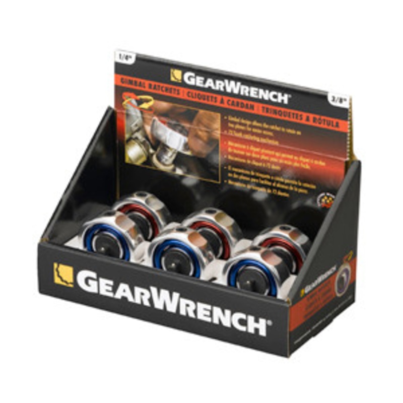 GEARWRENCH Gimbal Ratchet Merchandiser 6-pc – KD81280P6