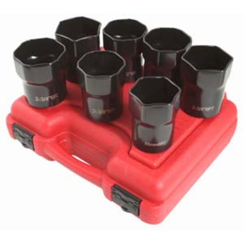 Sunex 7 Piece 1/2 Drive Wheel Bearing Lock Nut Socket Set – SU2847