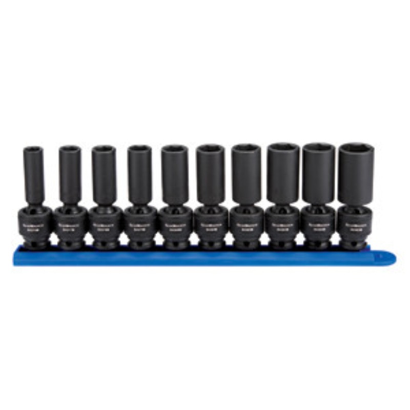 GEARWRENCH 10 Pc. 3/8 Drive 6 Point Metric Deep Universal Impact – KD84924N
