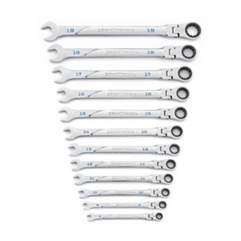 GEARWRENCH 12 Piece Flex Spline Metric 120XP XL Combo Ratcheting – KD86229