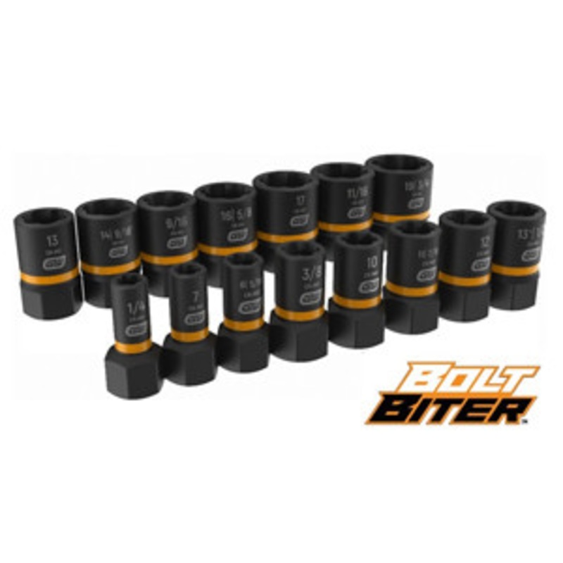 GEARWRENCH 15 Piece Bolt Biter Extraction Skt. Set – KD84783