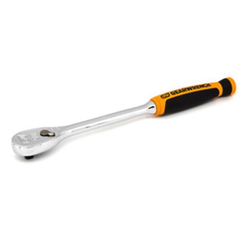 GEARWRENCH 1/4 Drive 90 Tooth Cushion Grip Long Handle Ratchet – KD81029T