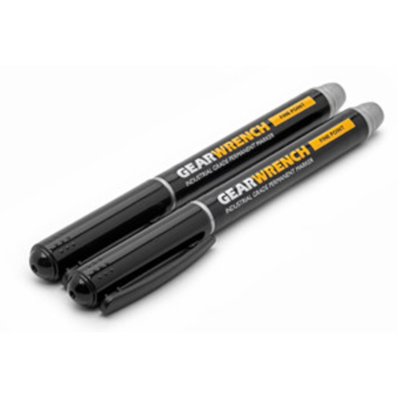 GEARWRENCH 2 Pc. Fine Point Black Marker Set – KD86980