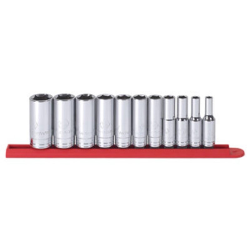 GEARWRENCH 3/8 Drive Sae 11 Pc 6 Pt Mid Length Socket Set 1/4-7/8 – KD80555S