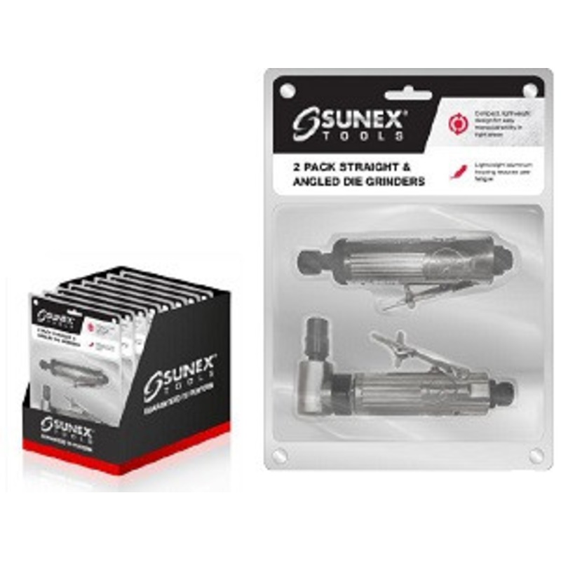 Sunex 2 Piece Die Grinder Set – SUSX2PK