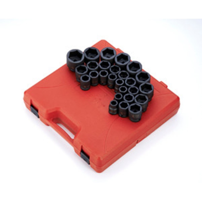 Sunex 26 Piece 3/4 Drive Metric Impact Socket Set – SU4692