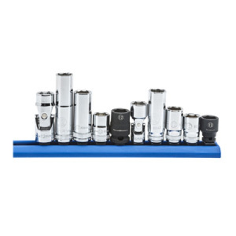 GEARWRENCH 10 Pc. 1/4 and 3/8 Drive 12mm Socket Set – KD80576