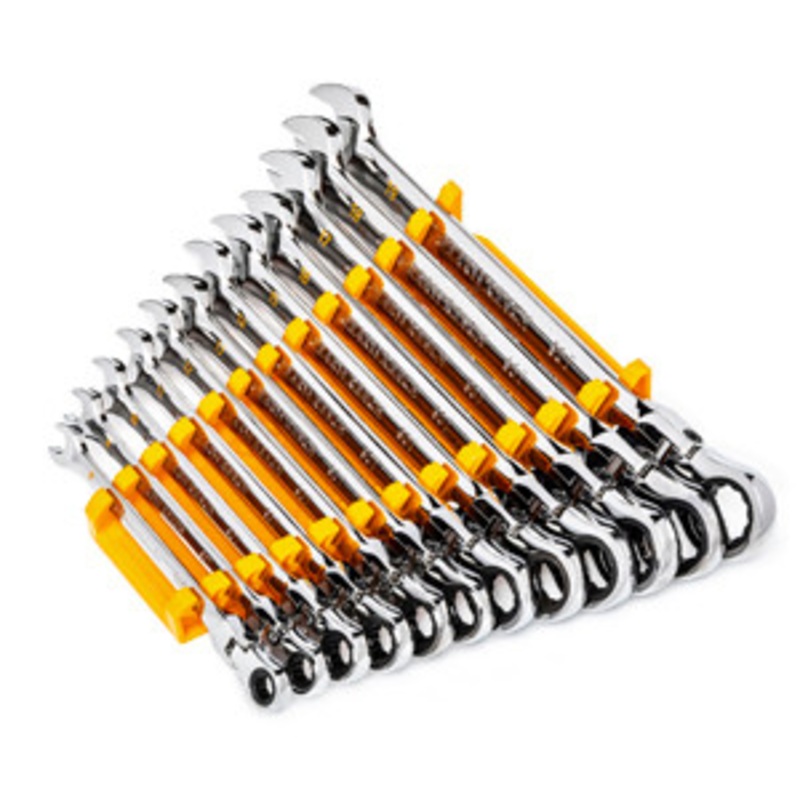 GEARWRENCH 12 Pc 90T Metric Flex Combo Ratcheting Wrench Set – KD86727