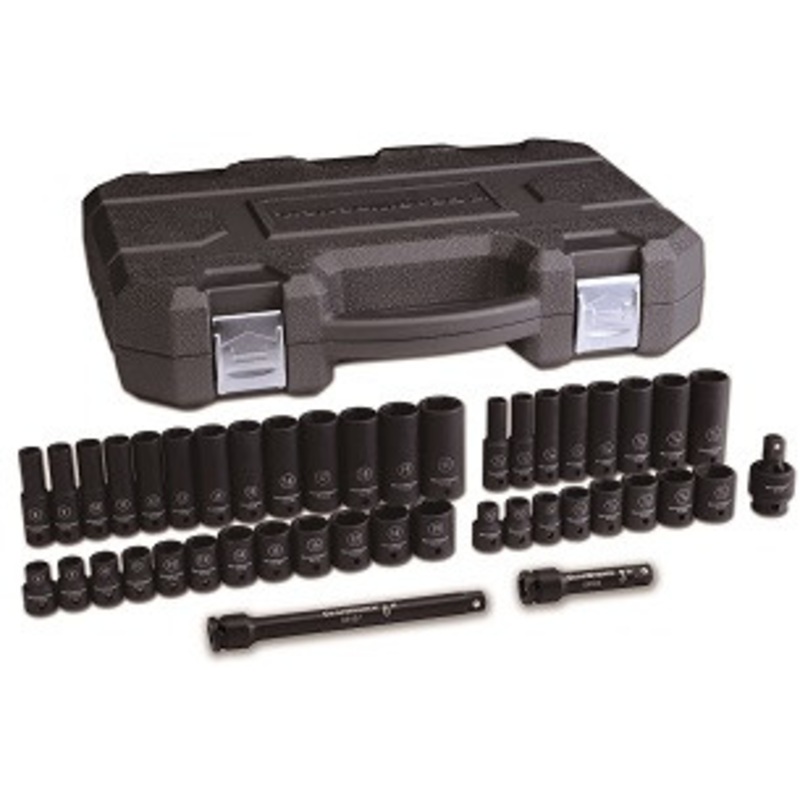 GEARWRENCH 44 Piece 3/8 Drive 6 Point SAE/Metric Std./Deep Impact – KD84916N
