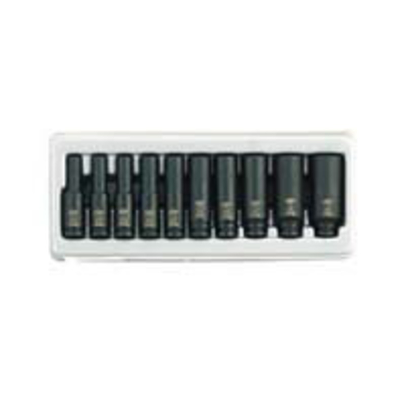 Sunex 10 Piece 1/4 Drive Deep Impact Socket Set 3/16-9/16 – SU1811