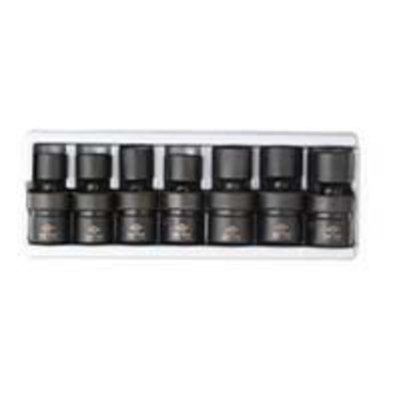 Sunex 7 Piece Metric Swivel Socket Set Shallow 13-19mm – SU2655