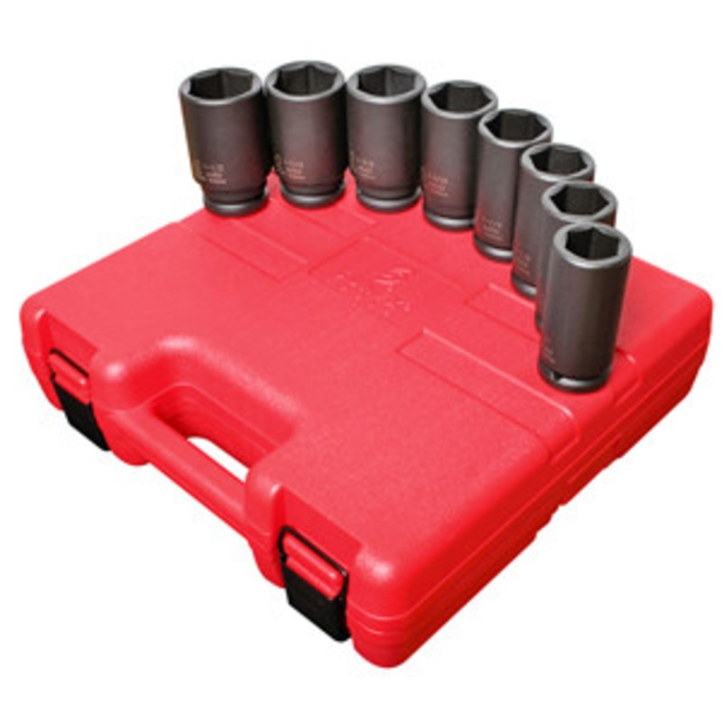 Sunex 8 Piece SAE Deep Impact Socket Set 1 – 1-1/2 – SU4681