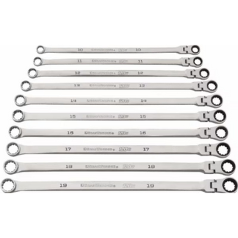 GEARWRENCH 10 Piece Metric GearBox Flex Spline 120XP XL Ratcheting – KD86126