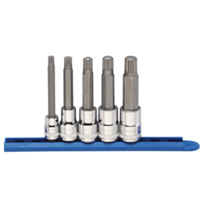 GEARWRENCH 5-Pc 3/8 & 1/2 Drive Long Triple Square Bit Socket Set – KD80874