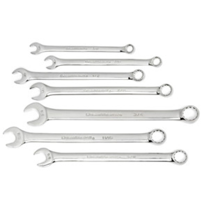 GEARWRENCH 7 Pc 12 Pt SAE Long Combination Wrench Set – KD81933