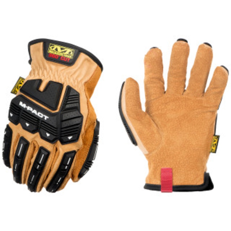 Mechanix Wear Durahide M-Pact Driver F9-360 Cut-Resistant Impact Gloves, Large – LDMP-C75-010